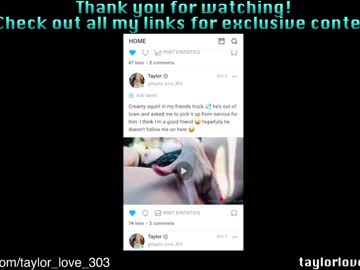 Cam stars girl taylor_love_303 image #5313897